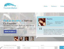 Tablet Screenshot of founders-nation.com